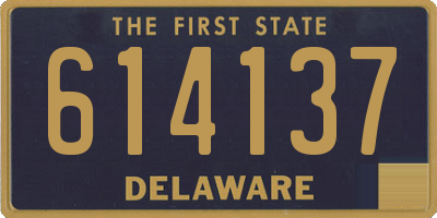 DE license plate 614137