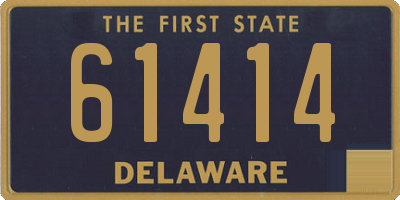 DE license plate 61414