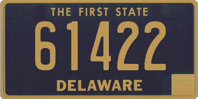 DE license plate 61422