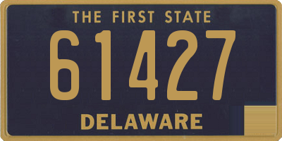 DE license plate 61427