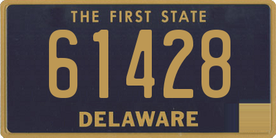 DE license plate 61428