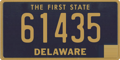 DE license plate 61435