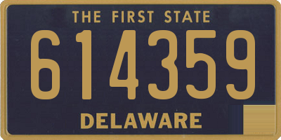 DE license plate 614359
