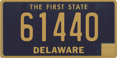 DE license plate 61440