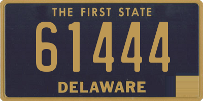 DE license plate 61444