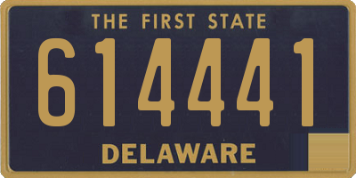 DE license plate 614441