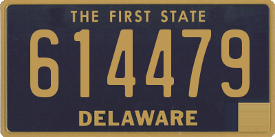 DE license plate 614479
