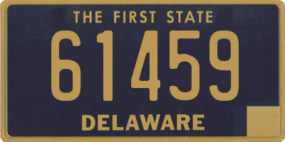 DE license plate 61459