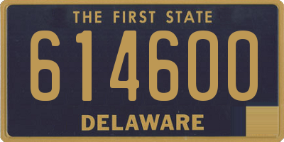 DE license plate 614600