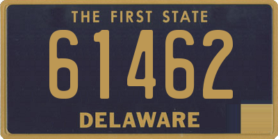 DE license plate 61462