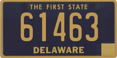 DE license plate 61463