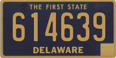 DE license plate 614639