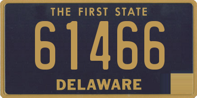 DE license plate 61466