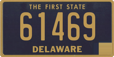 DE license plate 61469