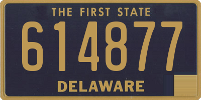 DE license plate 614877