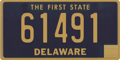 DE license plate 61491