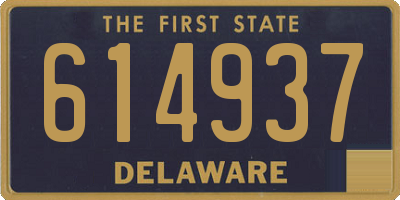 DE license plate 614937