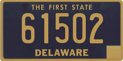 DE license plate 61502