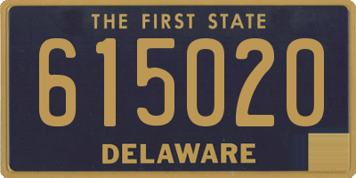 DE license plate 615020