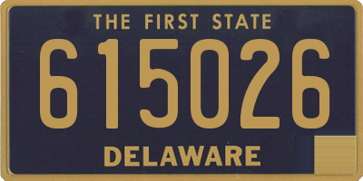 DE license plate 615026