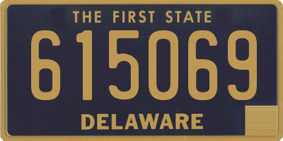 DE license plate 615069