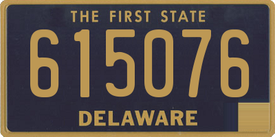 DE license plate 615076