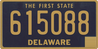 DE license plate 615088