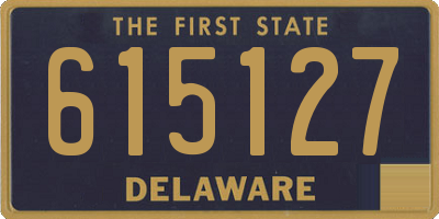 DE license plate 615127