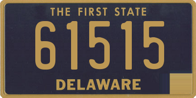 DE license plate 61515