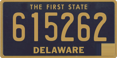 DE license plate 615262