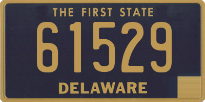 DE license plate 61529