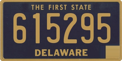 DE license plate 615295