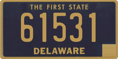 DE license plate 61531