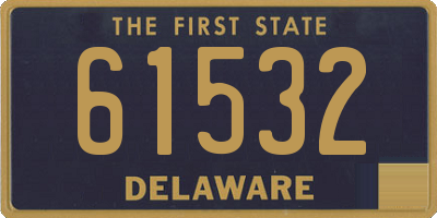 DE license plate 61532