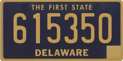 DE license plate 615350