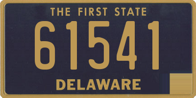 DE license plate 61541