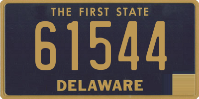 DE license plate 61544