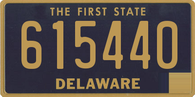DE license plate 615440