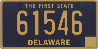 DE license plate 61546