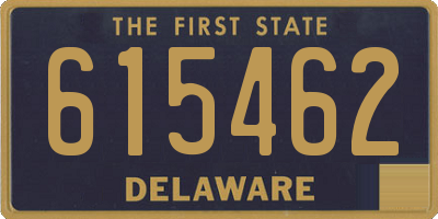 DE license plate 615462