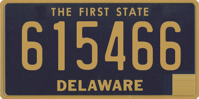 DE license plate 615466