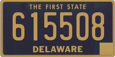DE license plate 615508