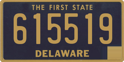 DE license plate 615519