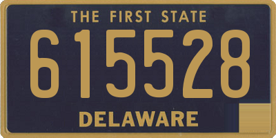 DE license plate 615528