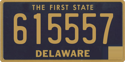 DE license plate 615557