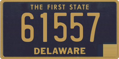 DE license plate 61557