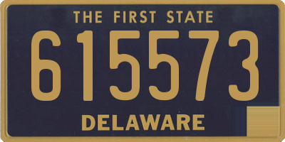 DE license plate 615573