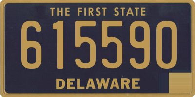 DE license plate 615590