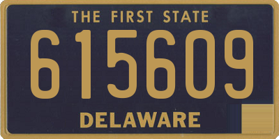 DE license plate 615609