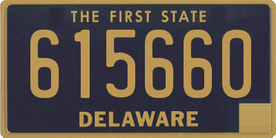 DE license plate 615660